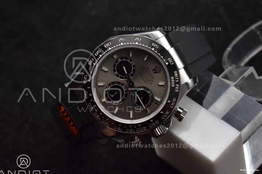 Black on 126519 Strap (Weighted) Gray Best 811 QF BestValue V6 Edition Daytona SH4131 Dial Oysterflex 1:1 1106